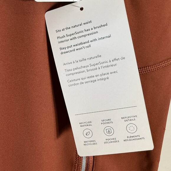 Athleta Rainier High Rise Legging Women's 3X Brown Active Workout Athletic Plus - Picture 10 of 16